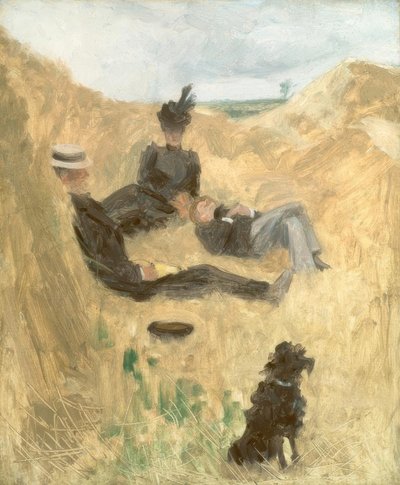 Partij op het platteland door Henri de Toulouse Lautrec