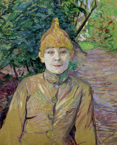 Portret van een vrouw, mogelijk de Franse danseres Louise Weber bekend als 