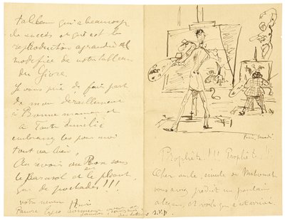 Princeteau en Lautrec door Henri de Toulouse Lautrec
