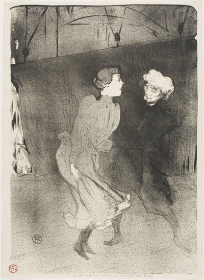 Repetitie in de Folies-Bergère, Emilenne D