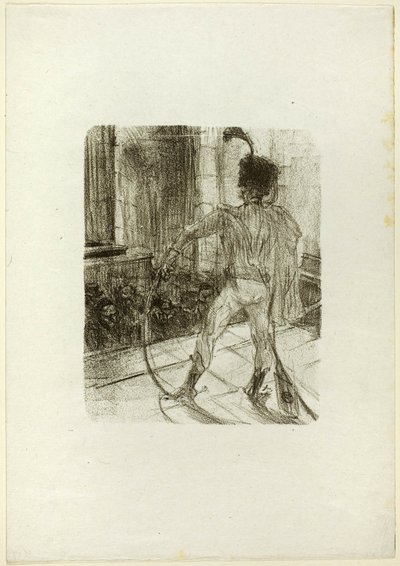 Schlomé Fuss in de Synagoge, uit Au Pied du Sinaï door Henri de Toulouse Lautrec