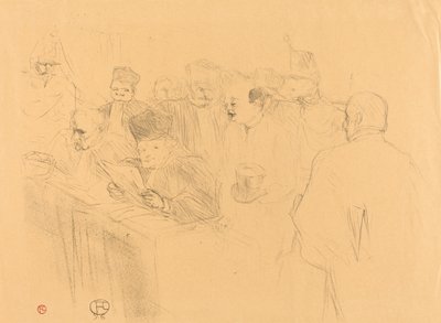 Dépôt Soudais, 1896 door Henri de Toulouse Lautrec