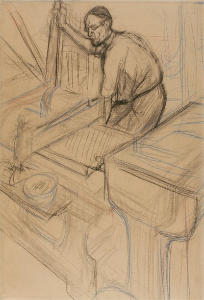 Studie door Henri de Toulouse Lautrec
