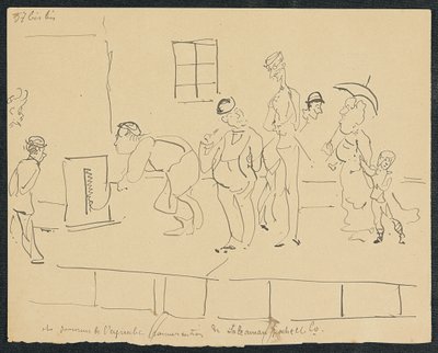 Ondergang, 1881 door Henri de Toulouse Lautrec