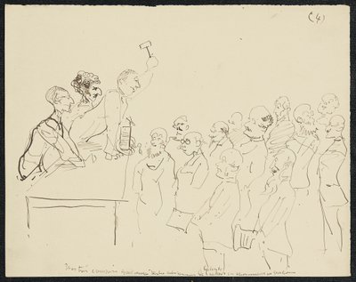Ondergang, 1881 door Henri de Toulouse Lautrec