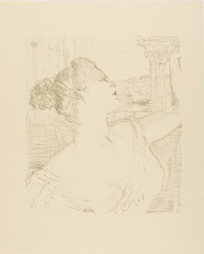 Sybil Sanderson, uit Dertien Lithografieën door Henri de Toulouse Lautrec