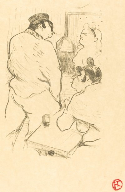 De Terreur van Grenelle door Henri de Toulouse Lautrec