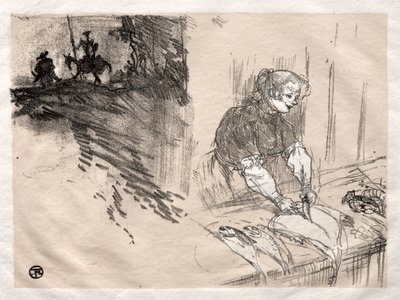 De korte vreugden: Omslag, 1897 door Henri de Toulouse Lautrec