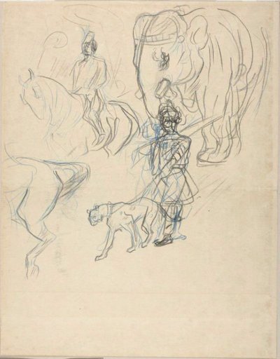 De Stoet van de Radja door Henri de Toulouse Lautrec