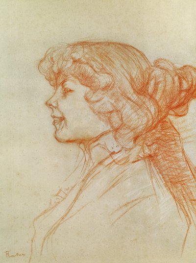 Het Engelse meisje bij de Ster in Le Havre, 1899 door Henri de Toulouse Lautrec