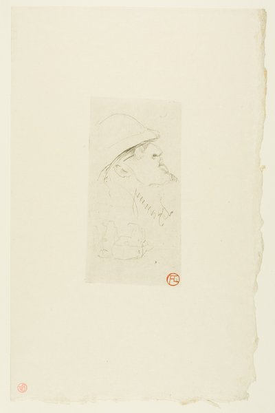 De ontdekkingsreiziger door Henri de Toulouse Lautrec