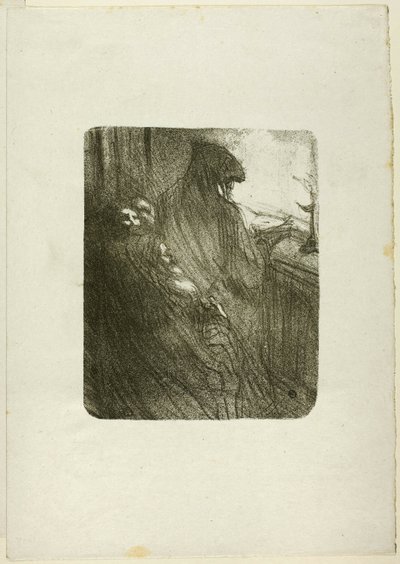 Het gebed van de Poolse Joden, uit Au Pied du Sinaï door Henri de Toulouse Lautrec