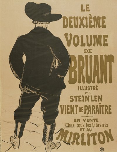 Het Tweede Deel van Bruant, 1893 door Henri de Toulouse Lautrec