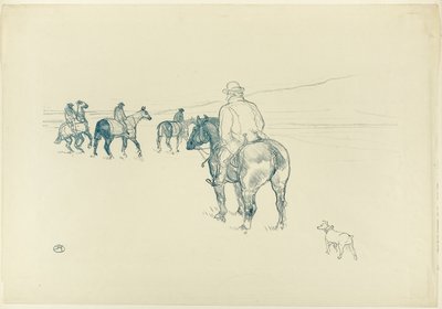 De trainer door Henri de Toulouse Lautrec