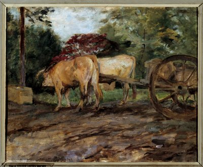 De ossen onder het juk door Henri de Toulouse Lautrec