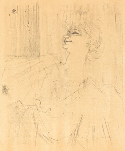 Aan Ménilmontant, van Bruant door Henri de Toulouse Lautrec