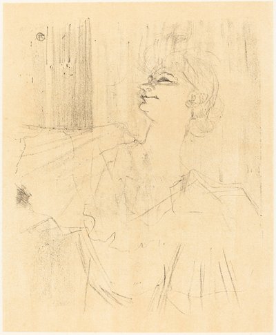 Aan Ménilmontant, van Bruant door Henri de Toulouse Lautrec