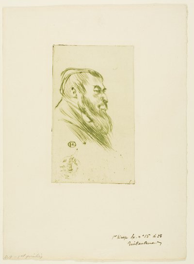 Tristan Bernard door Henri de Toulouse Lautrec
