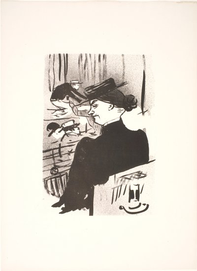 Een toeschouwer door Henri de Toulouse Lautrec
