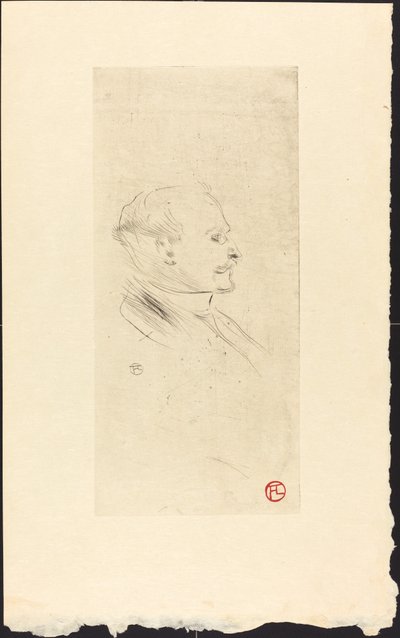W.H.B. Sands door Henri de Toulouse Lautrec