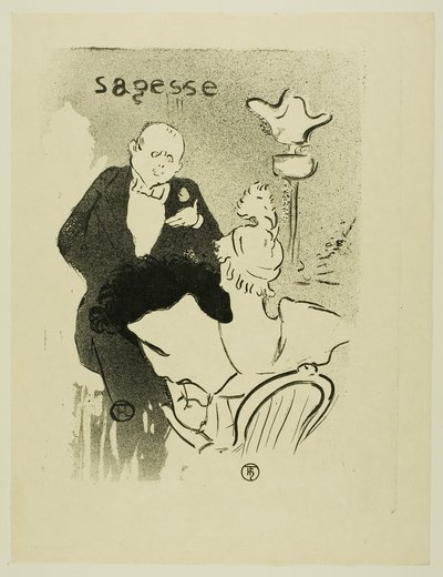 Wijsheid door Henri de Toulouse Lautrec