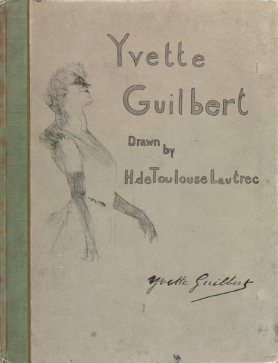 Yvette Guilbert-Engelse Serie door Henri de Toulouse Lautrec