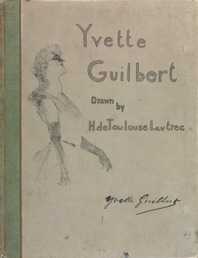 Yvette Guilbert-Engelse Serie: Omslag, 1898 door Henri de Toulouse Lautrec