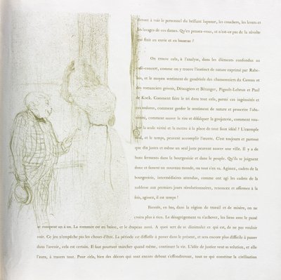 Yvette Guilbert-Franse Serie: Nr. 15 door Henri de Toulouse Lautrec