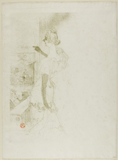 Yvette Guilbert door Henri de Toulouse Lautrec