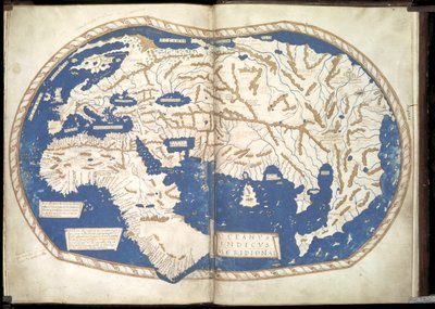 Kaart van de wereld, ca. 1490 door Henricus Martellus Germanus