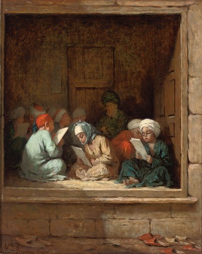 Een Turkse Klas, 1870 door Henriette Browne