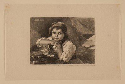 Een boerenmeisje door Henrik Arnold Hamilkar Sørensen