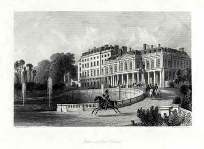 Paleis van Saint-Cloud, Parijs, Frankrijk, 1875 door Henry Adlard