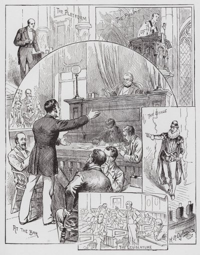 Welsprekendheid en Voordracht door Henry Alexander (after) Ogden