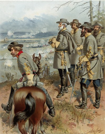 Gen. Robt. E. Lee in Fredericksburg, 13 dec. 1862 door Henry Alexander Ogden
