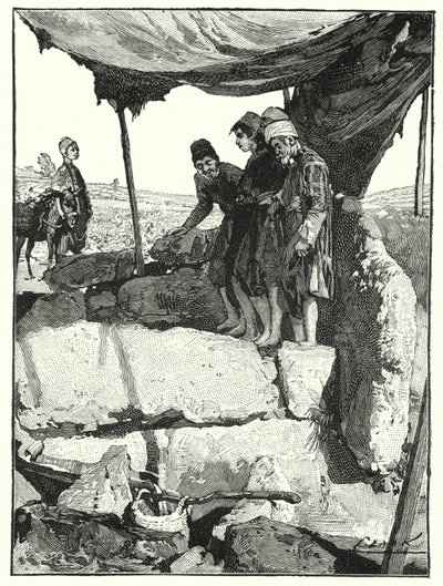Een wijnpers in Libanon door Henry Andrew Harper