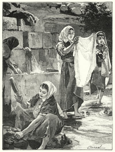 Fontein bij Lifta in Samaria door Henry Andrew Harper