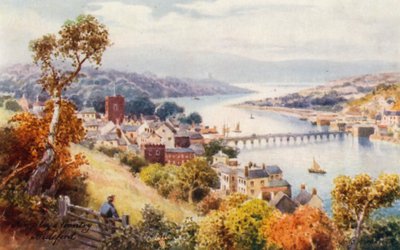 Bideford en Brug door Henry B. (after) Wimbush