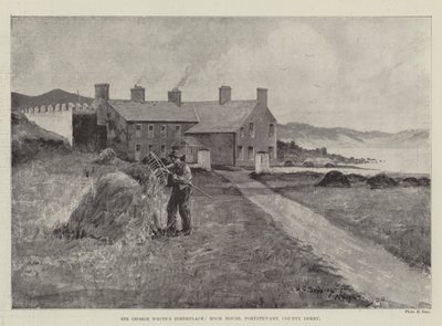 Geboorteplaats van Sir George White, Rock House, Portstewart, County Derry door Henry Charles Seppings Wright