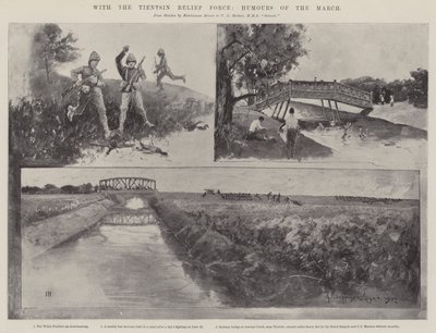 Met de Tientsin Hulptroepen, Humor van de Mars door Henry Charles Seppings Wright