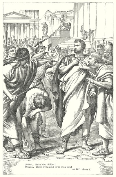 Coriolanus (gravure) door Henry Courtney (after) Selous