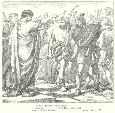 Coriolanus (gravure) door Henry Courtney (after) Selous
