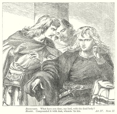 Hamlet (gravure) door Henry Courtney (after) Selous
