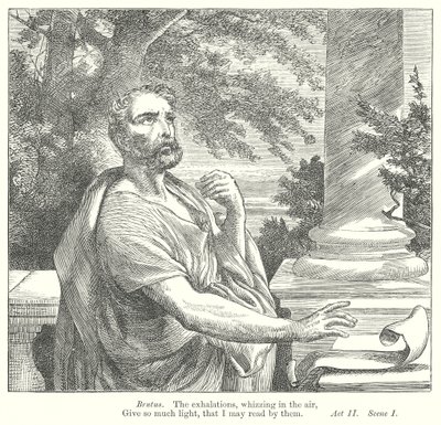 Julius Caesar (gravure) door Henry Courtney (after) Selous