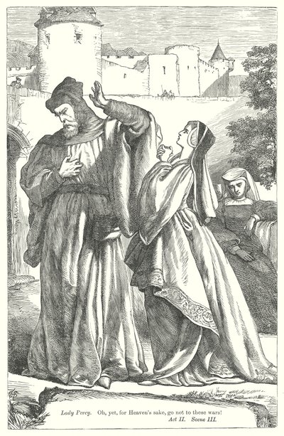 Koning Henry IV Deel II (gravure) door Henry Courtney (after) Selous