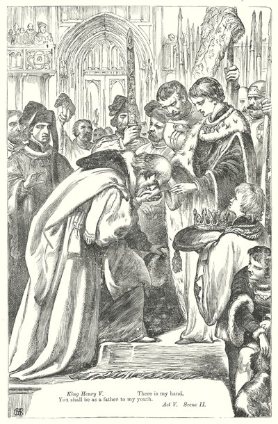 King Henry IV Deel II (gravure) door Henry Courtney (after) Selous