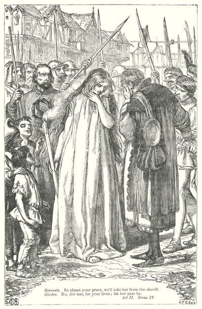 Koning Henry VI Deel II (gravure) door Henry Courtney (after) Selous