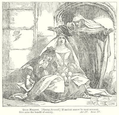 Koning Richard III (gravure) door Henry Courtney (after) Selous