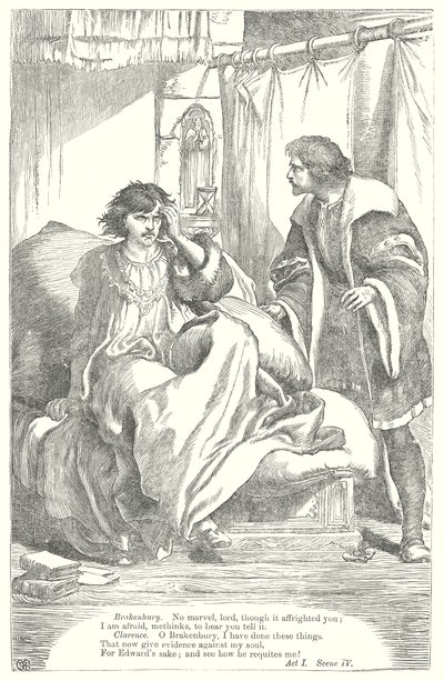 Koning Richard III (gravure) door Henry Courtney (after) Selous