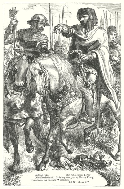 Koning Richard II (gravure) door Henry Courtney (after) Selous